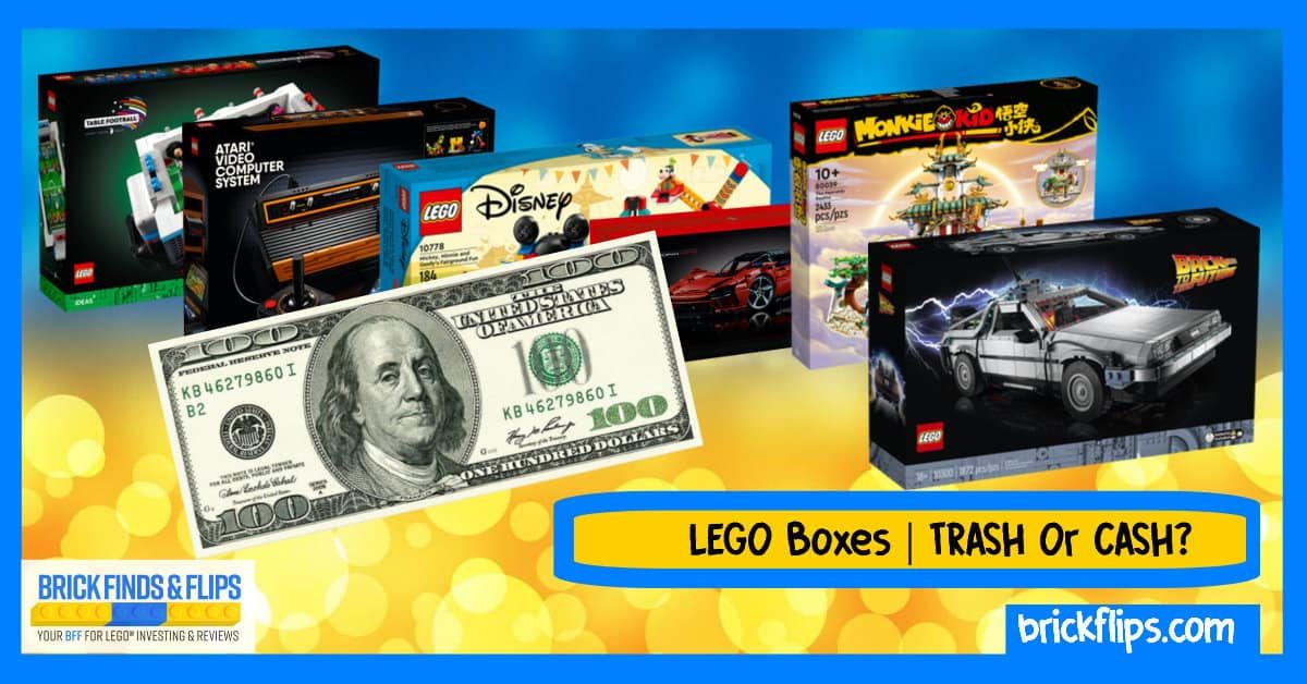Are LEGO Boxes Worth Anything? | TRASH Or CASH