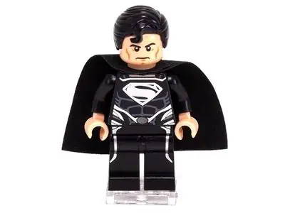 black suited superman minifigure