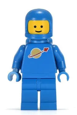 Classic Blue Spaceman minifigure